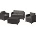 Комплект садових меблів Keter Monaco set, сірий
