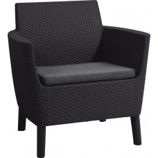 Комплект садових меблів Keter Salemo 3 seater set, графіт