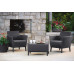Комплект садових меблів Keter Salemo balcony set, графіт