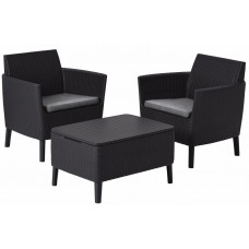 Комплект садових меблів Keter Salemo balcony set, графіт