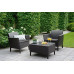 Комплект садових меблів Keter Salemo balcony set, графіт Комплект садових меблів Keter Salemo balcony set, графіт