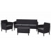 Комплект садових меблів Keter Salemo 3 seater set, графіт Комплект садових меблів Keter Salemo 3 seater set, графіт