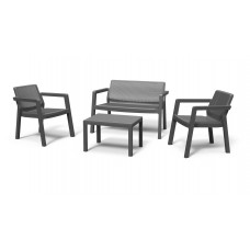Набір меблів Keter Emily Patio set з подушками, графіт