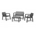 Набір меблів Keter Emily Patio set з подушками, графіт