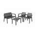 Набір меблів Keter Emily Patio set з подушками, графіт Набір меблів Keter Emily Patio set з подушками, графіт