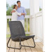Комплект садових меблів Keter Rio patio set, графіт Комплект садових меблів Keter Rio patio set, графіт