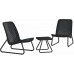 Комплект садових меблів Keter Rio patio set, графіт