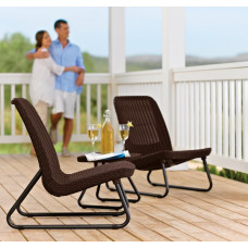 Комплект садових меблів Keter Rio patio set, віскі коричневий