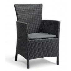 Комплект садових меблів Keter Rosario balcony set, графіт - прохолодний сірий