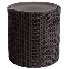 Стіл-скриня садова пластикова KETER COOL STOOL, коричнева
