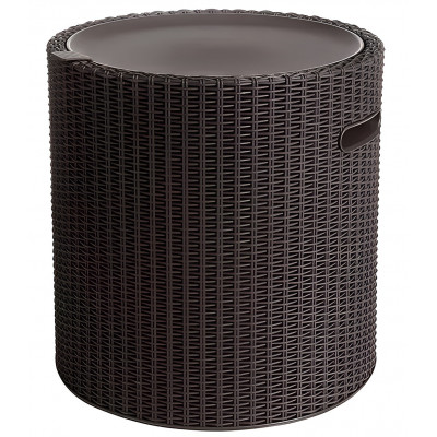 Стіл-скриня садова пластикова KETER COOL STOOL, коричнева