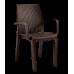 Стілець садовий пластиковий BICA Verona armchair, коричневий