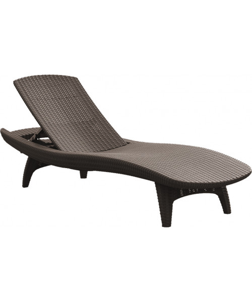 Шезлонг пластиковий Keter Pacific, бежевий