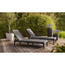 Шезлонг пластиковий Keter Jaipur Sun lounger, сірий