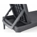 Шезлонг пластиковий Keter Jaipur Sun lounger, сірий