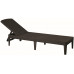 Шезлонг пластиковий Keter Jaipur Sun lounger, віскі коричневий