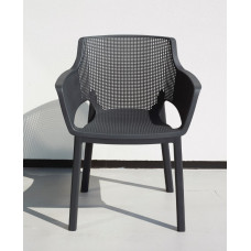 Стілець садовий пластиковий Keter Elisa, сірий