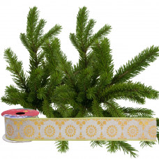 Стрічка декоративна Chomik текстиль, 5 см х 2.7 м, Коло