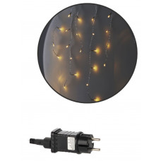 Гірлянда електрична Chomik "Бахрома", 300 LED, 12м, теплий білий, від мережі