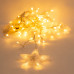 Гірлянда електрична Chomik "Штора зірки" 136 LED, теплий білий, 3м, від мережі