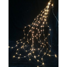 Гірлянда електрична Chomik "Оберемок струн", 200 LED, 10х2м, теплий білий, від мережі