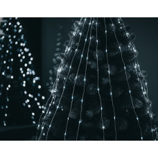 Гірлянда електрична Chomik "Оберемок струн", 200 LED, 10х2м, холодний білий, від мережі