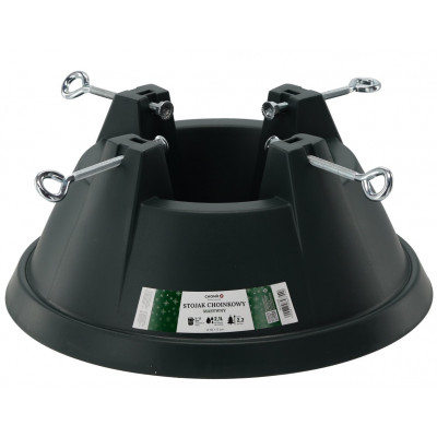 Підставка для ялинки Chomik, Ø стовбура 5-12 см, пластик, форма кругла