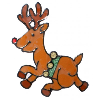 Наклейка новорічна Chomik 18x25см, Олень