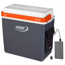 Автохолодильник Zorn Z-24 + USB 12 V, сірий