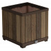 Горщик для рослин Keter Deco square planter Walnut, коричневий