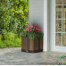 Горщик для рослин Keter Deco square planter Walnut, коричневий