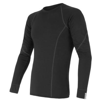 Термофутболка чоловіча Sensor Merino Active LS black 11109033, SM11MA-black-XXL