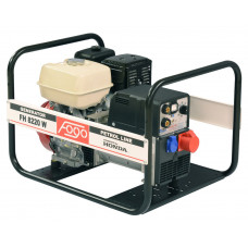 Апарат дугового зварювання з генераторною установкою FH8220W 3ф- 6,5кВА/1ф-3,5кВА, звар.стр-220А, двиг.Honda-GX390, бак 6,2л, руч.старт