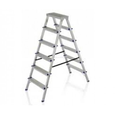 Стремянка 6сх. верх.сх. 1,41м, двостороння DHR406