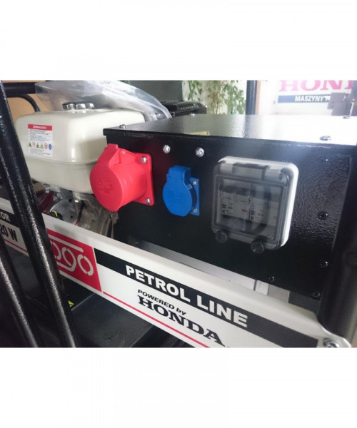 Апарат дугового зварювання з генераторною установкою FH9220W 3ф-7,8кВА/1ф-4,0кВт, звар.стр-220А, двиг.Honda-GX390, бак 6,2л