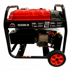 Генераторна установка SC3500-III (бензин/газ) 1ф 2,8кВт/2,3кВт, ручн.старт/електростарт, бак-15л