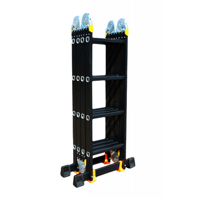  Драбина GTM трансформер 4*4сх. 1,17-4,6м анодований алюміній (KMP404A) 