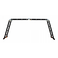  Драбина GTM трансформер 4*4сх. 1,17-4,6м анодований алюміній (KMP404A) 