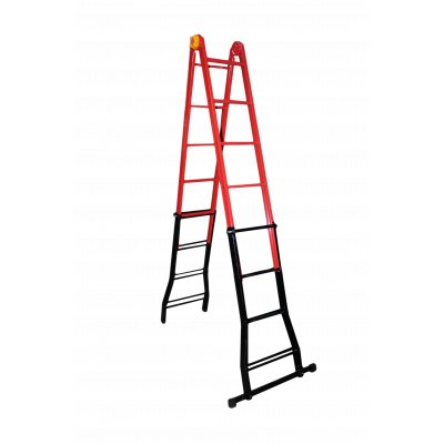 Драбина-телескоп метал. 1,6-4,4м розкладна B-45FS