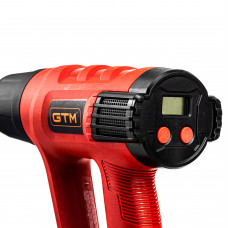 Термоповітродувка HG2000EM, 2000Вт, 80-600С, 300/500л/хв, LCD-дисплей