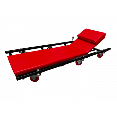 Лежак автослюсаря підкaтний з відкидним підгoлoвникoм