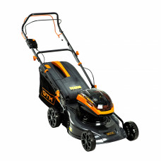 Газонокосарка акум. BLM48-SP, 2*18В, ширина захвату 48см, висота скош. 30-80мм, травозбірник 70л, самохідна, КАРКАС (без АКБ і ЗП) Газонокосарка акум. BLM48-SP, 2*18В, ширина захвату 48см, висота скош. 30-80мм, травозбірник 70л, самохідна, КАРКАС (без АКБ і ЗП)