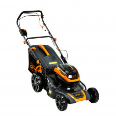 Газонокосарка акум. BLM48H-SP, 2*18В, ширина захвату 48см, висота скош. 30-80мм, травозбірник 70л, самохідна, КАРКАС (без АКБ і ЗП) Газонокосарка акум. BLM48H-SP, 2*18В, ширина захвату 48см, висота скош. 30-80мм, травозбірник 70л, самохідна, КАРКАС (без АКБ і ЗП)