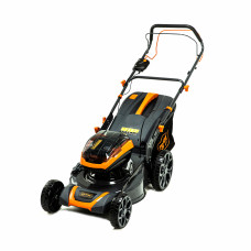 Газонокосарка акум. BLM48H-SP, 2*18В, ширина захвату 48см, висота скош. 30-80мм, травозбірник 70л, самохідна, КАРКАС (без АКБ і ЗП) Газонокосарка акум. BLM48H-SP, 2*18В, ширина захвату 48см, висота скош. 30-80мм, травозбірник 70л, самохідна, КАРКАС (без АКБ і ЗП)