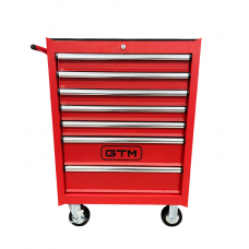 Візок інструментальний (тумба) на колесах 7 відділень, центр. замок