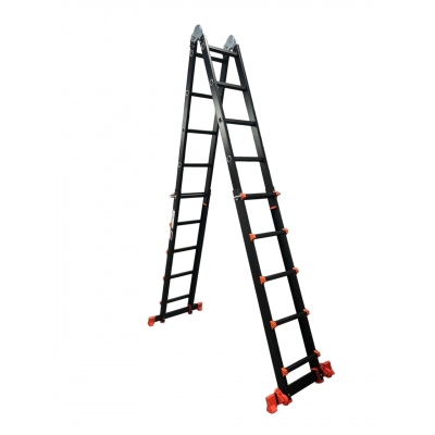 Драбина-телескоп розкладна анодований алюміній 1.4-5.15м