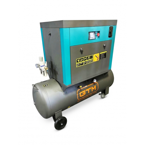 Компресор гвинтовий рес-200л 680л/хв 5,5кВт 8бар 380В/інвертор/кожух Компресор гвинтовий рес-200л 680л/хв 5,5кВт 8бар 380В/інвертор/кожух