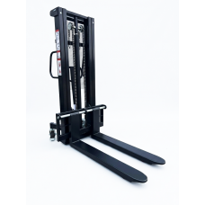 Штабелер гідравлічний 1500кг, підйом-2,5м, довжина вил 1,1м, колір - чорний