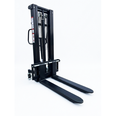 Штабелер гідравлічний 1500кг, підйом-2,5м, довжина вил 1,1м, колір - чорний