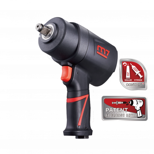 Пневмогайкокрут 1/2" 1491Нм 9000об/хв композит. корпус